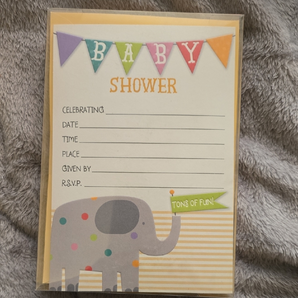 SOLD Set of 4!! Hallmark Party Invitations, 2 wall/hang decor, & Easter Cards!!! - Picture 3 of 6